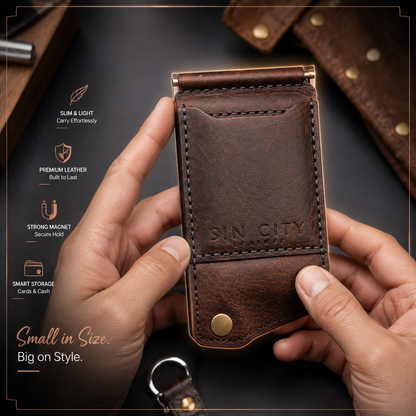 🖤 UrbanCraft Leather Wallet ✨