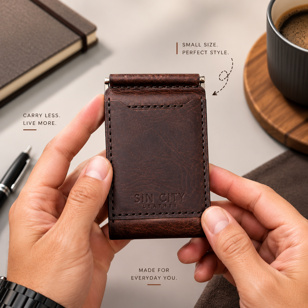 🖤 UrbanCraft Leather Wallet ✨