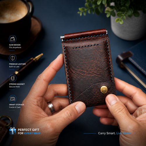 🖤 UrbanCraft Leather Wallet ✨