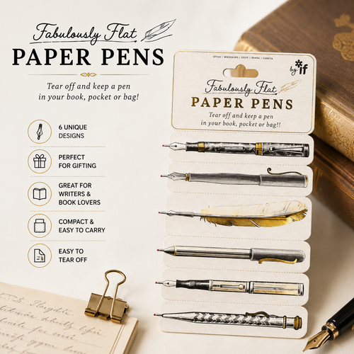 Fabulously Flat Paper Pens