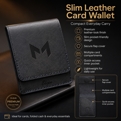 ELGIN Slim Leather Wallet