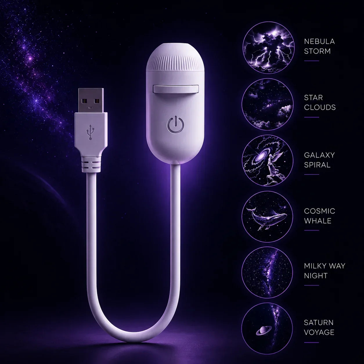 Galaxy Projector Night Light With Projection Discs | 100% Original