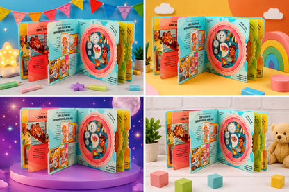 ✨Pop-Up Creativity 3D Baby Book for Children