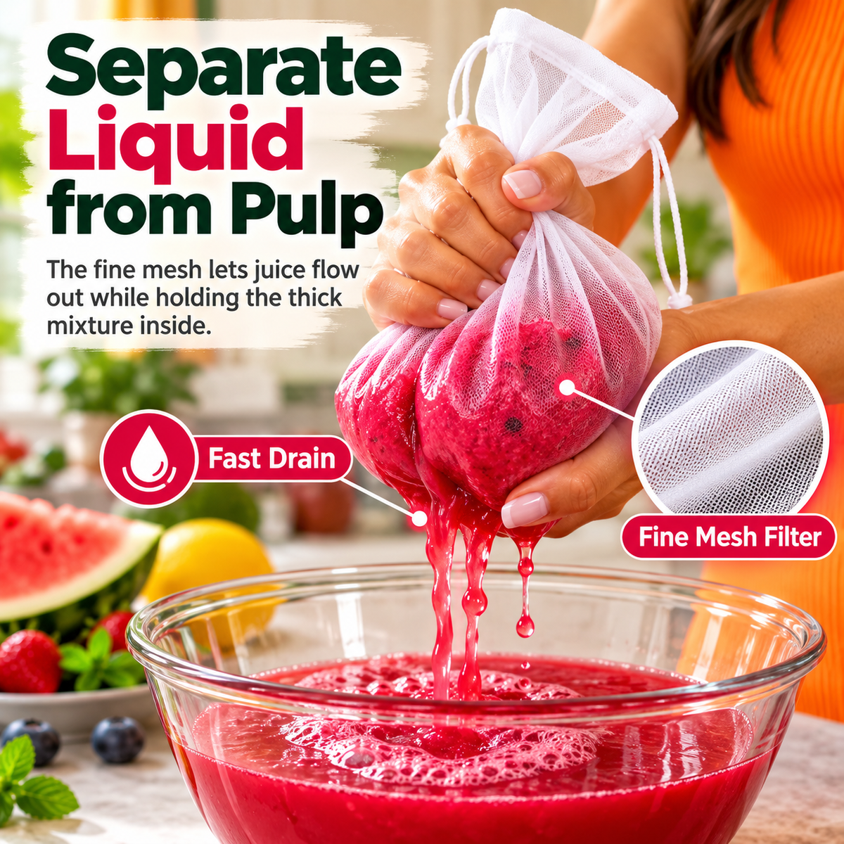 Universal Magic Reusable Strainer Bags