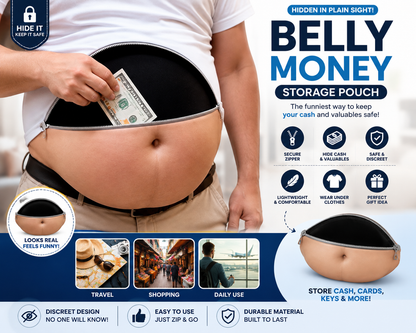 💰 Belly Money Storage Pouch
