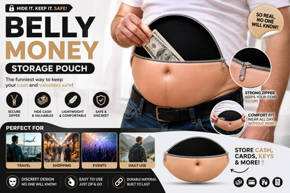 💰 Belly Money Storage Pouch