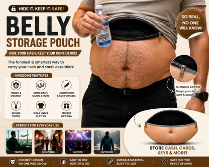 💰 Belly Money Storage Pouch