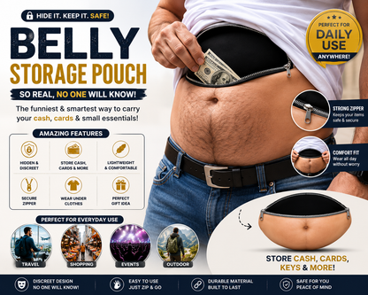 💰 Belly Money Storage Pouch