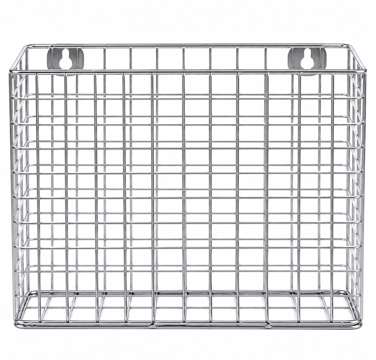 Wall Mounted Metal Storage Basket – Multipurpose Organizer Rack