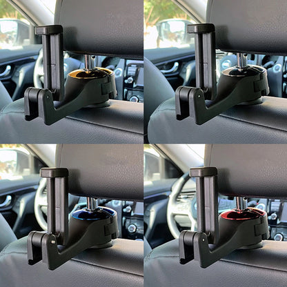 Car Headrest Organizer Hook with Phone Holder
