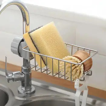 Stainless Steel Kitchen Faucet Drain Rack