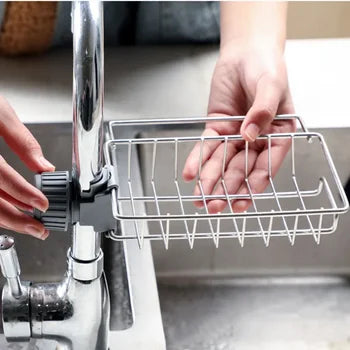 Stainless Steel Kitchen Faucet Drain Rack