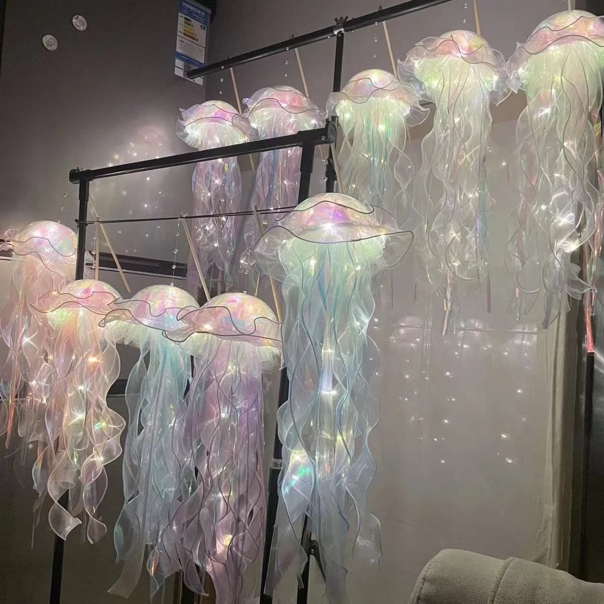 ✨Glitter Jellyfish Lamp