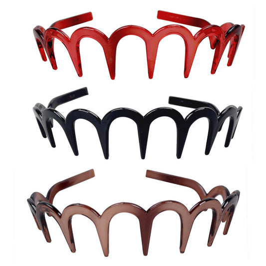 Retro Wide Zigzag Hairbands