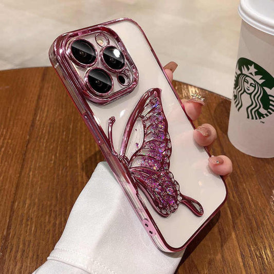 butterfly holder soft case for iphone
