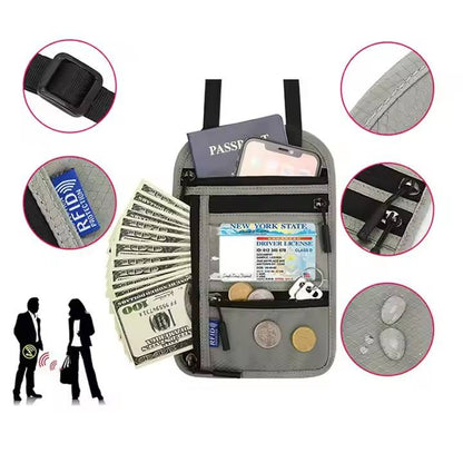 Travel Document Organizer Pouch
