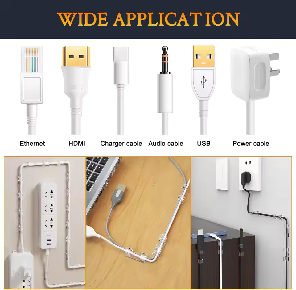 ✨ Transparent Multi-Purpose Plastic Clips – Compact & Lightweight