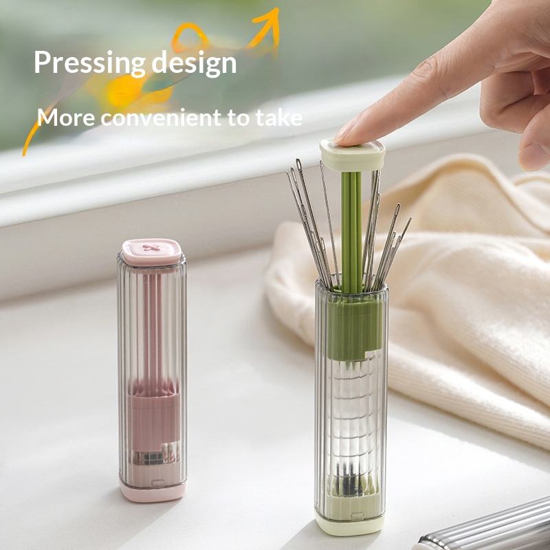 Smart Press Needle Storage Case 🧵✨