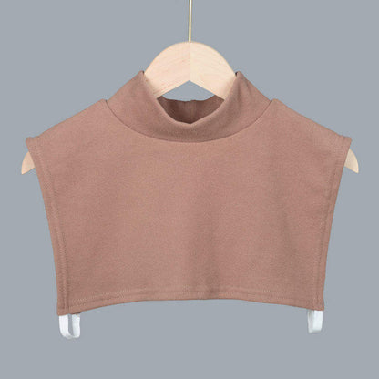 Women's Solid High Neck Mock Collar🧥