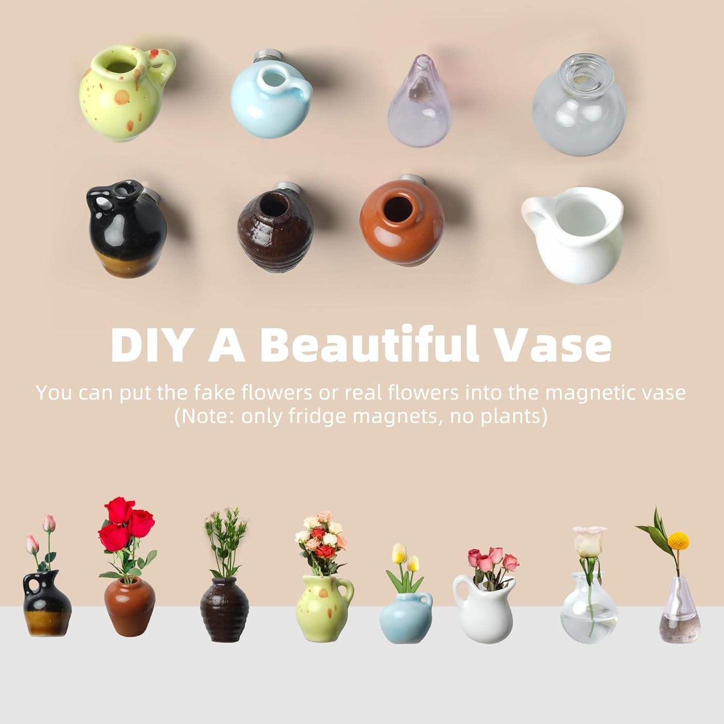 Charming Mini Magnetic Vases for Every Space!