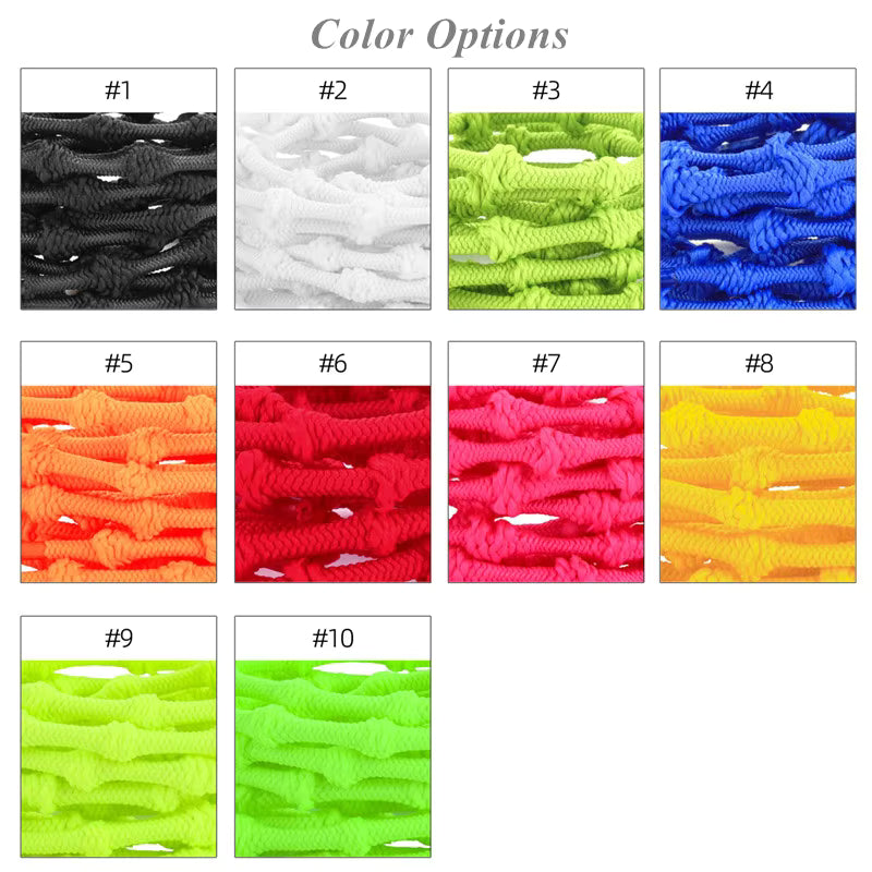 Vibrant Knotted Rope Shoelaces for Sneakers – Bold Style & Secure Fit
