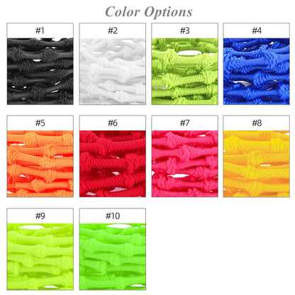 Vibrant Knotted Rope Shoelaces for Sneakers – Bold Style & Secure Fit