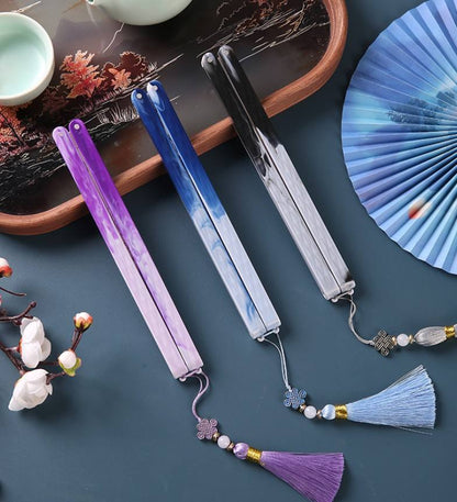 🌸 Elegant Folding Hand Fan Set 🌸