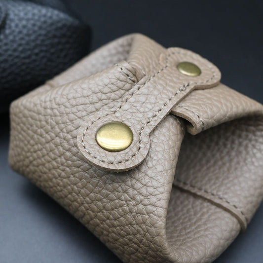 Leather Coin Pouch / Mini Storage Case