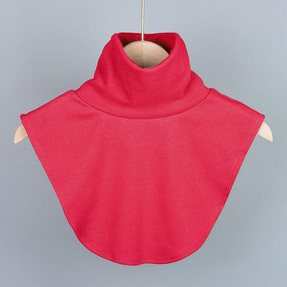 Women's Solid High Neck Mock Collar🧥
