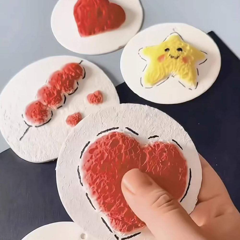 Magic Foam Texture Paper – 3D Art Craft Sheets 🎨