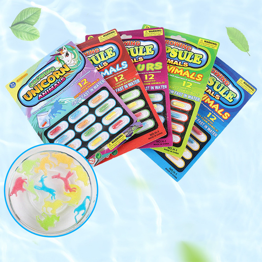 🦖 Reusable Growing Capsule Animals 🐄🐘🦕