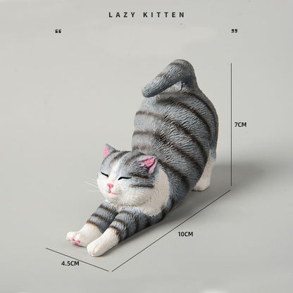 Adorable Lazy Kitty Desk Ornament 😸💤