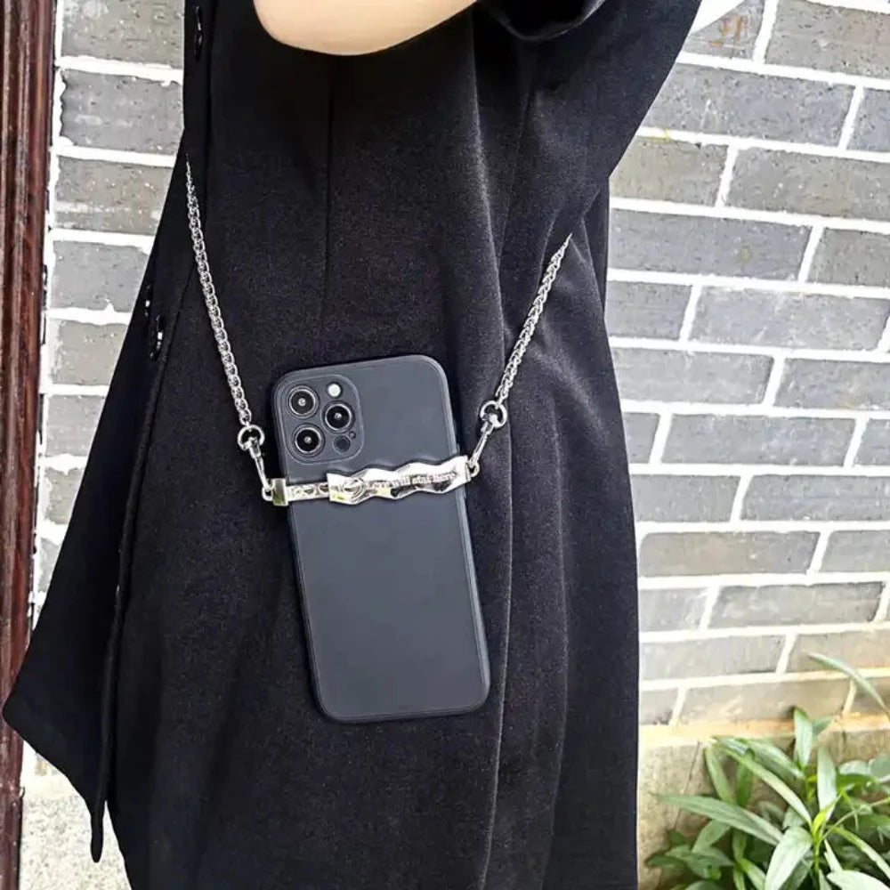 Metal Mobile Phone Crossbody Chain
