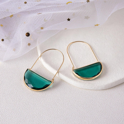Elegant Emerald Statement Earrings ✨