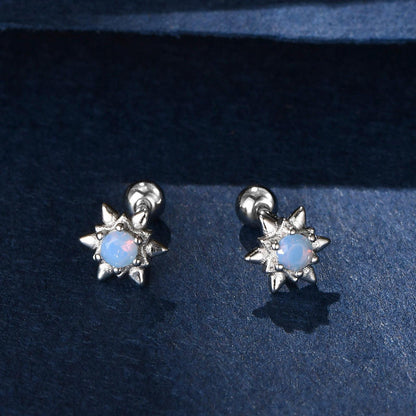 ✨ Starburst Crystal Stud Earrings – Dainty & Trendy 🌟