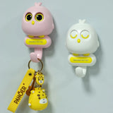 Cartoon creative bird hooks with adhesive