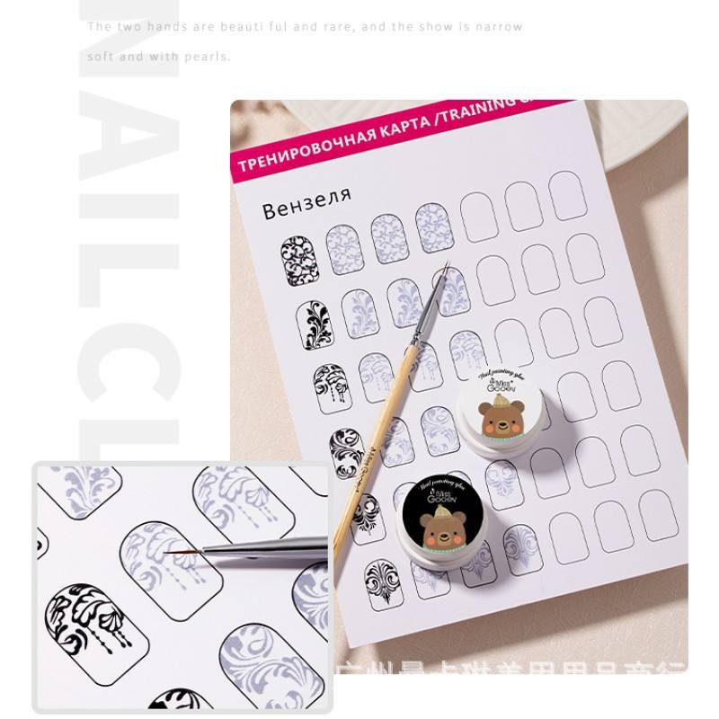💅 Nail Art Painting Exercise Book ✨🎨