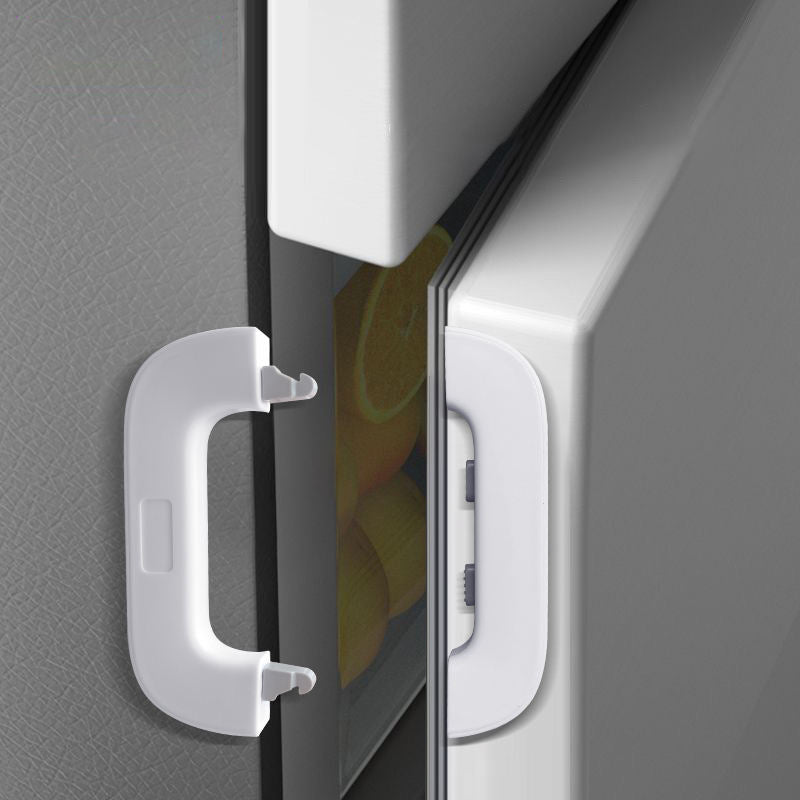 Refrigerator Child Safety Lock – Adhesive Fridge Door Lock for Baby & Kids Protection | No Drilling Required