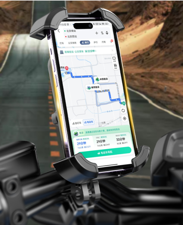 Motorcycle Bike Bicycle Handlebar Phone Holder