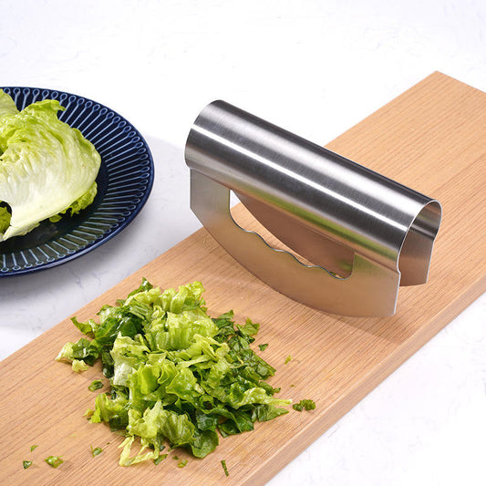 Salad Chopper Stainless Steel Rocker Knife