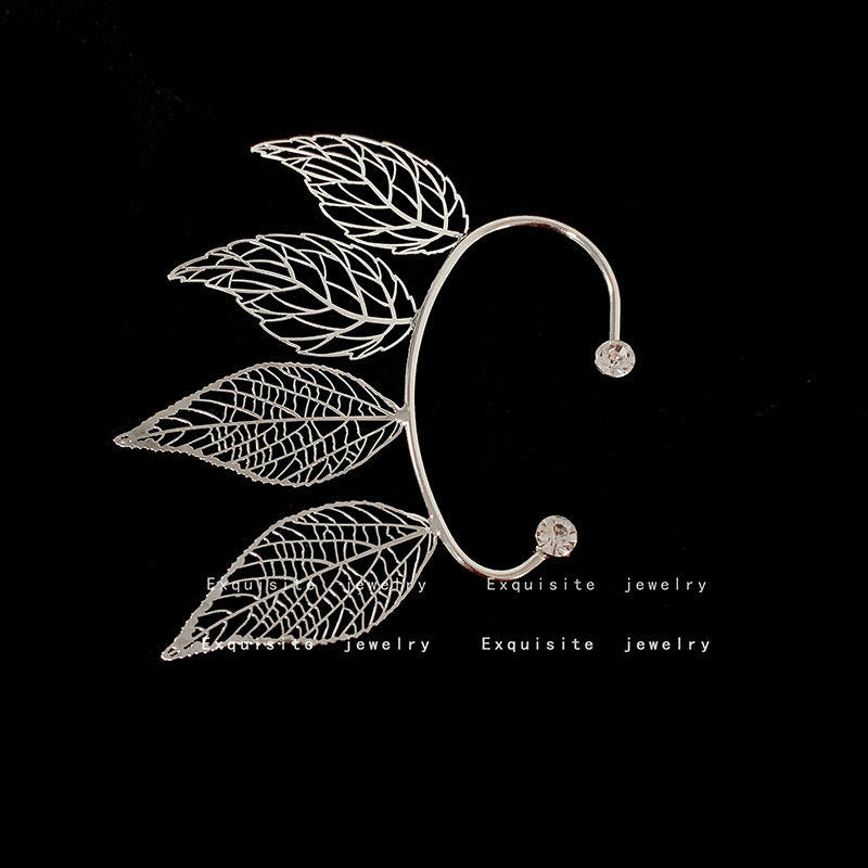✨ Elegant Leaf Ear Cuff / Ear Climber ✨