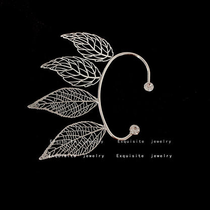 ✨ Elegant Leaf Ear Cuff / Ear Climber ✨