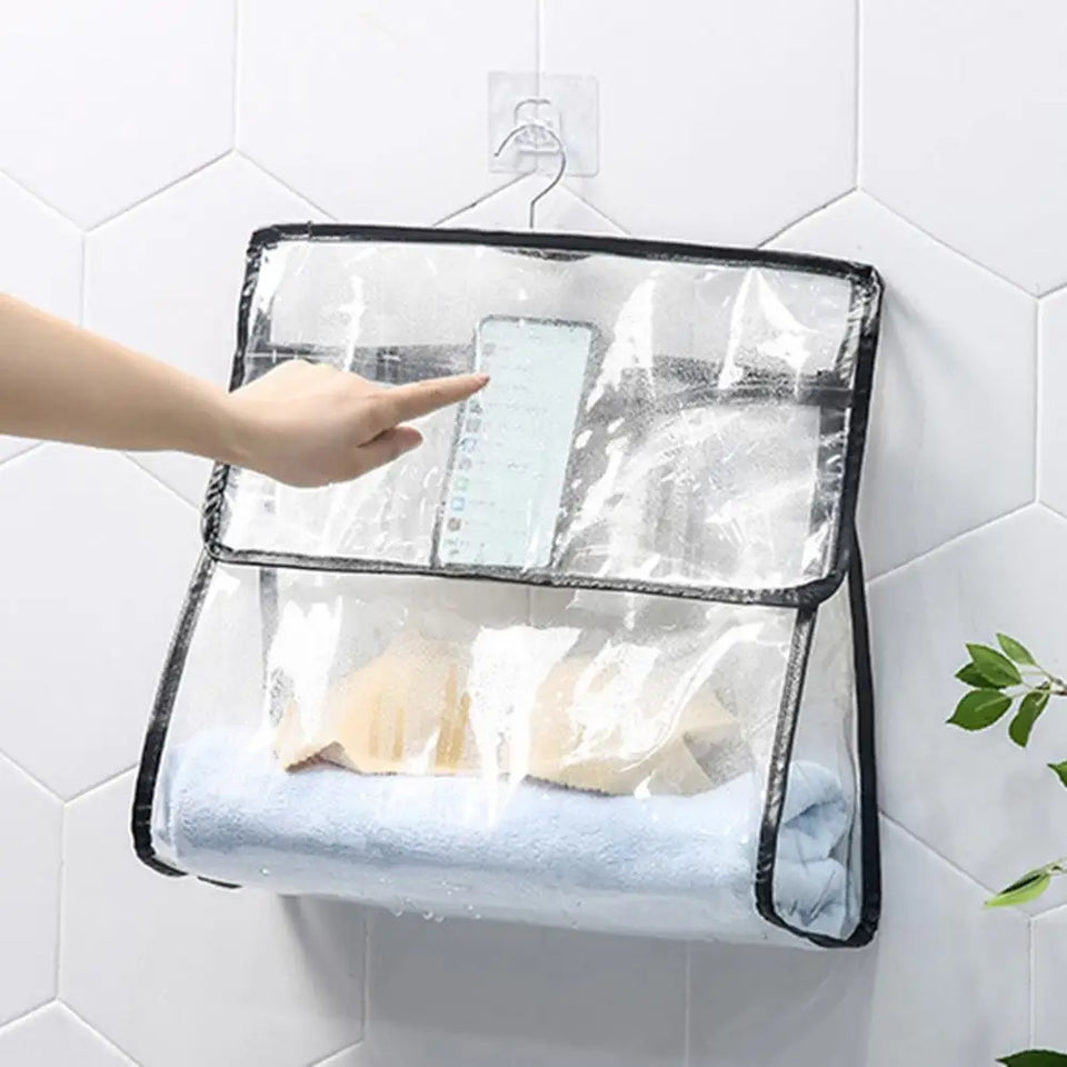 Transparent Hanging Bag with Hook