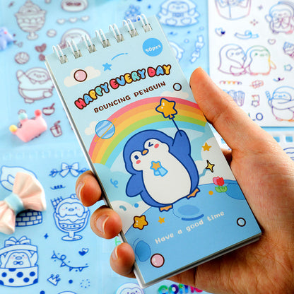 🌈 Cute Mini Character Stickers 🐶✨