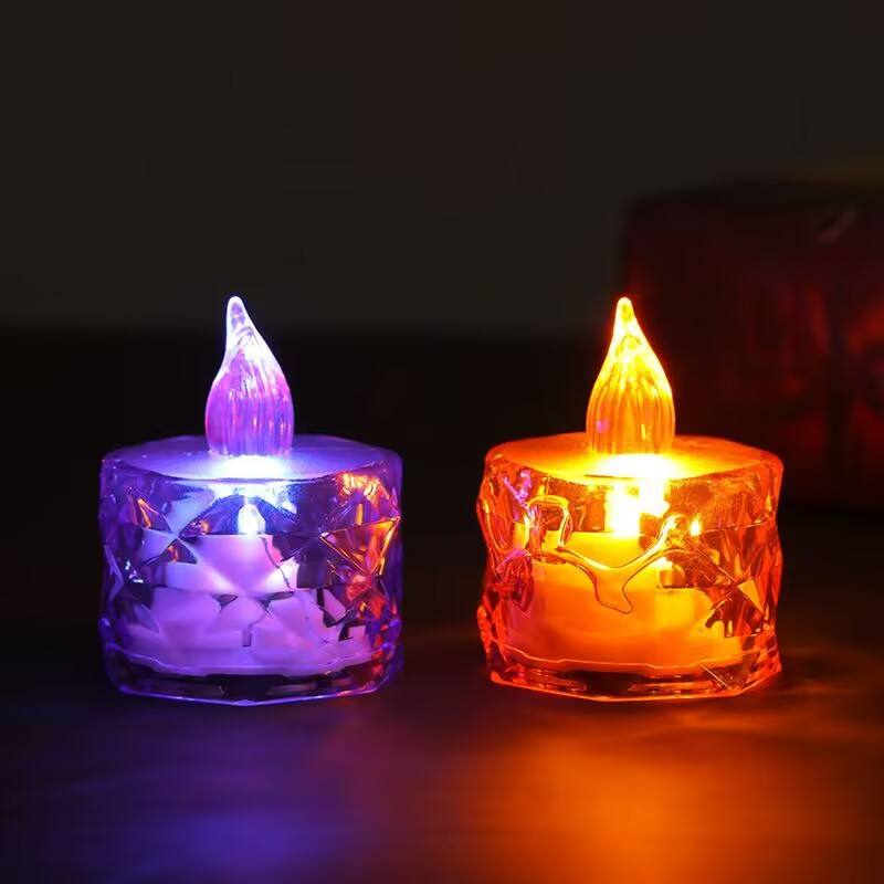 ✨💎 Crystal LED Flameless Candle Light — Elegant Glow for Any Space 🕯️🌙