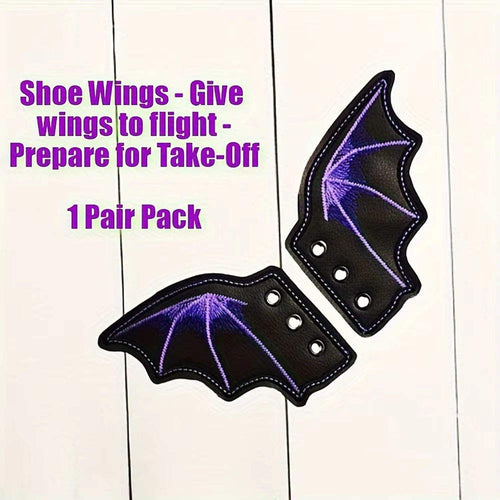 🦇 Gothic Edge Bat Wing Appliques – Premium Velvet Patches