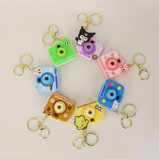 Small Camera Projector Light Keychain