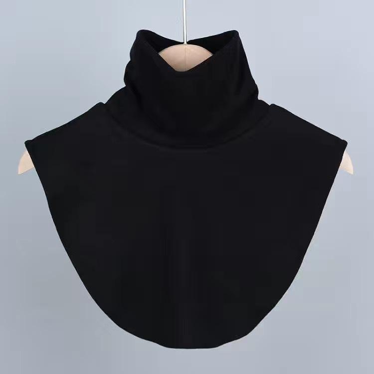 Women's Solid High Neck Mock Collar🧥