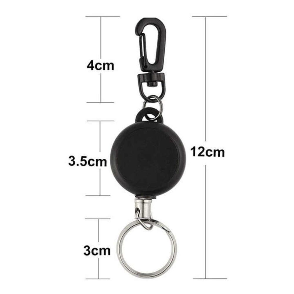 Coated Wire Rope Key Automatic Retractable Wire Rope Key Chain – Distinct Pk