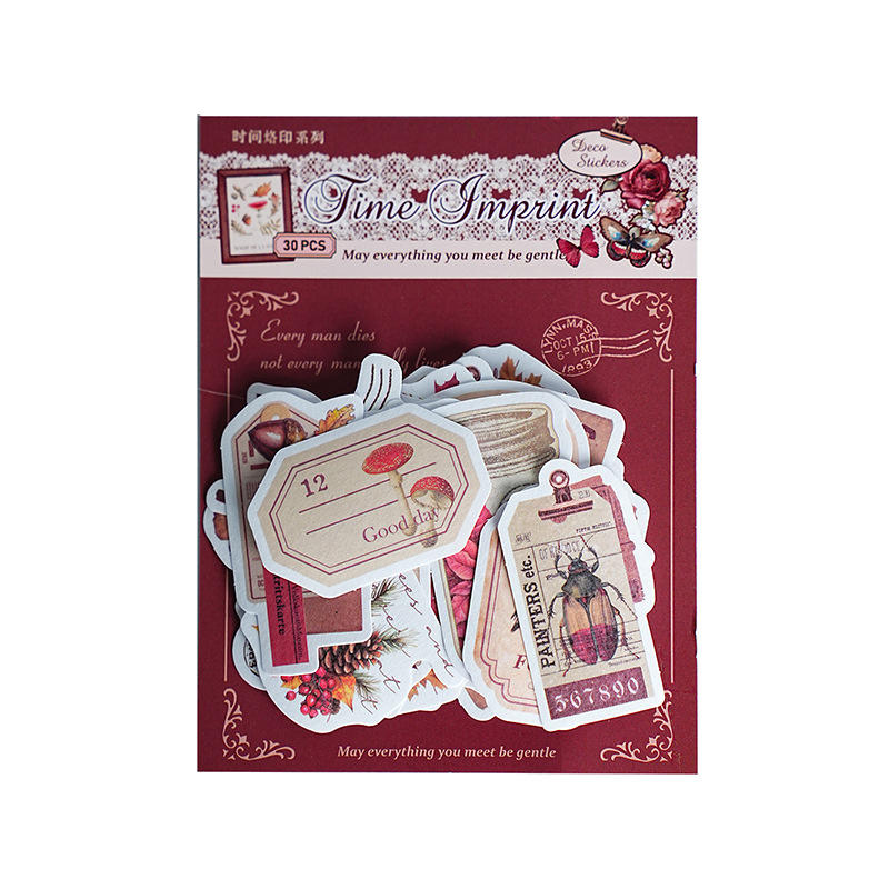 📜✨ Vintage Aesthetic Sticker Pack Collection ✨📚